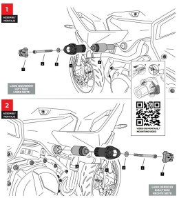 Crash pady PUIG do BMW F900XR 20-23