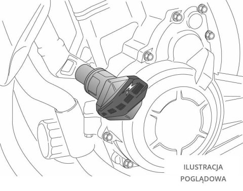 Crash pady PUIG do Yamaha R1 04-06