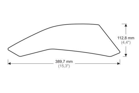 Tankpady boczne PUIG do Suzuki GSX-S750 17-21 Tankpady boczne PUIG do Suzuki GSX-S750 17-21