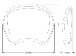 Owiewka PUIG Retroplate do Honda CMX1100 Rebel 21-23