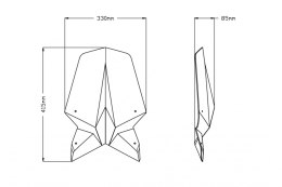 Owiewka PUIG do KTM Superduke R 1290 20-23 (Touring)