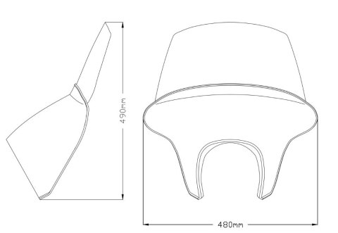 Owiewka PUIG Batwing SML do Honda CMX500 Rebel 20-23 (Touring) Owiewka PUIG Batwing SML do Honda CMX500 Rebel 20-23 (Touring)