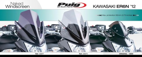 Owiewka PUIG do Kawasaki ER6N 12-16 Owiewka PUIG do Kawasaki ER6N 12-16