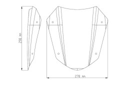 Owiewka PUIG do Ducati X-Diavel 16-23 (Sport)