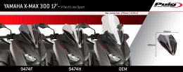 Szyba PUIG V-Tech do Yamaha X-Max 125 / 300 / 400 (Sport)