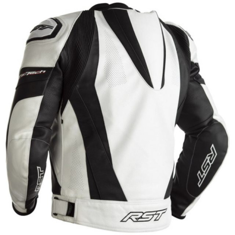 KURTKA SKÓRZANA RST TRACTECH EVO 4 CE WHITE/BLACK KURTKA SKÓRZANA RST TRACTECH EVO 4 CE WHITE/BLACK