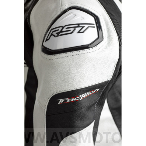 KURTKA SKÓRZANA RST TRACTECH EVO 4 CE WHITE/BLACK KURTKA SKÓRZANA RST TRACTECH EVO 4 CE WHITE/BLACK