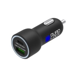 Ładowarka samochodowa Quad Lock 48W - USB-C PD + USB-A QC3.0