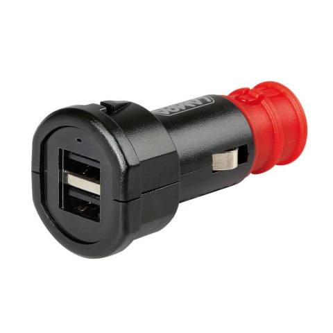 38881 Uni-Tech, uniwersalna ładowarka z 2 portami USB - szybkie ładowanie - 2700 mA - 12/32 V