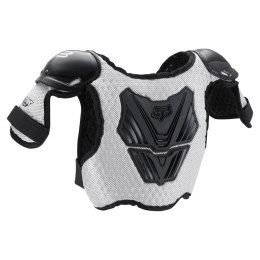 OCHRANIACZ KLATKI PIERSIOWEJ FOX JUNIOR PEEWEE TITAN ROOST DEFLECTOR BLACK/SILVER YS/M