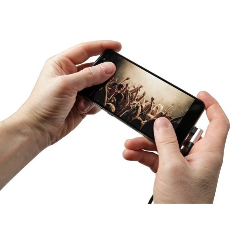 38834 Przewód Usb 90 ° > Micro Usb - 100 cm - czarny 38834 Przewód Usb 90 ° > Micro Usb - 100 cm - czarny