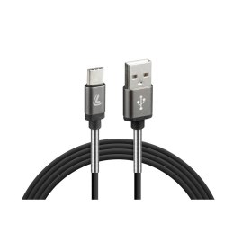 38890 Przewód Usb > Usb Type-C - 100 cm - Czarny