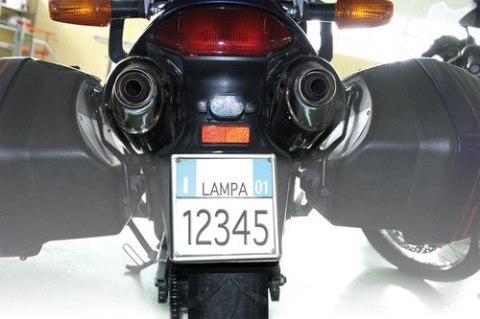 90149 Uniwersalna ramka pod tablicę rejestracyjną na motocykl. 90149 Uniwersalna ramka pod tablicę rejestracyjną na motocykl.