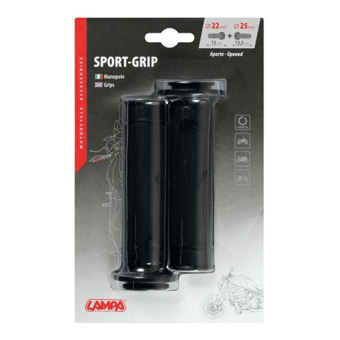 90579 Manetki uniwersalne Sport-Grip czarne 90579 Manetki uniwersalne Sport-Grip czarne