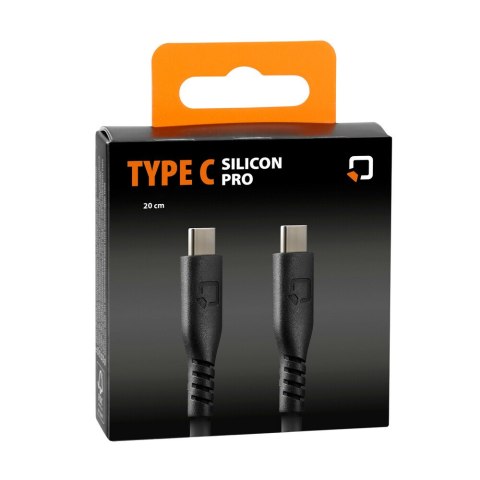 91789 przewód silikonowy Usb Type C > Usb Type C - 20 cm