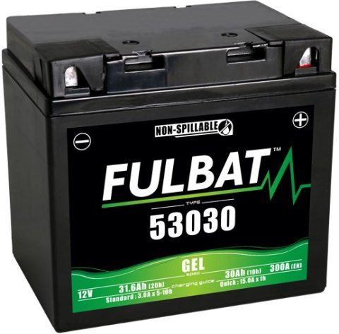 Akumulator FULBAT 53030 (Y60-N30L-A) (Żelowy, bezobsługowy) Akumulator FULBAT 53030 (Y60-N30L-A) (Żelowy, bezobsługowy)