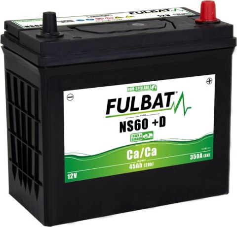 Akumulator FULBAT LAWN&GARDEN NS60 (+D) (Ca/Ca) Akumulator FULBAT LAWN&GARDEN NS60 (+D) (Ca/Ca)