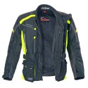 Kurtka motocyklowa BUSE Torino II czarno-żółta