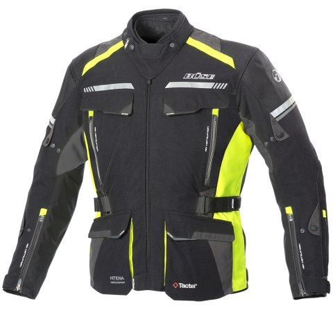 Kurtka motocyklowa Highland II czarno/żółta