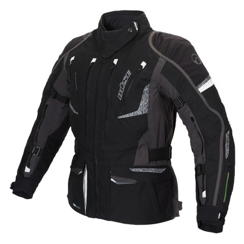 Kurtka motocyklowa damska BUSE Nero czarno-antracytowa Kurtka motocyklowa damska BUSE Nero czarno-antracytowa