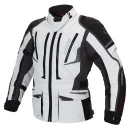 Kurtka motocyklowa damska BUSE Nero jasnoszaro-czarna