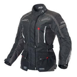 Kurtka motocyklowa damska BUSE Torino II czarno-antracytowa