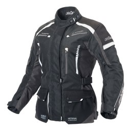 Kurtka motocyklowa damska BUSE Torino II czarno-biała