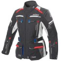 Kurtka motocyklowa damska Highland II czarno/biało/czerwona Kurtka motocyklowa damska Highland II czarno/biało/czerwona