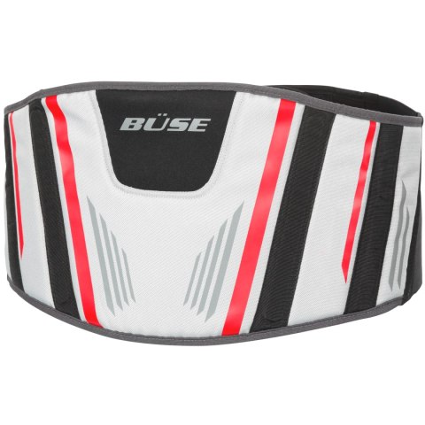 Pas nerkowy BUSE Rider jasnoszary/czerwony Pas nerkowy BUSE Rider jasnoszary/czerwony