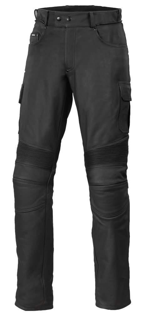 Spodnie motocyklowe skórzane BUSE Cargo czarne Spodnie motocyklowe skórzane BUSE Cargo czarne