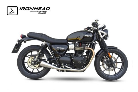 Tłumik IXIL TRIUMPH STREET TWIN 16-18 typ OVC11SS (SLIP ON, LEFT MUFFLER)