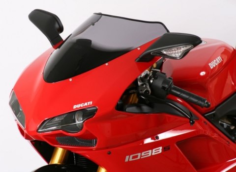 Szyba MRA DUCATI 848 H6/H7 forma O czarna