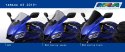 Szyba MRA YAMAHA YZF-R3 2019- forma R czarna