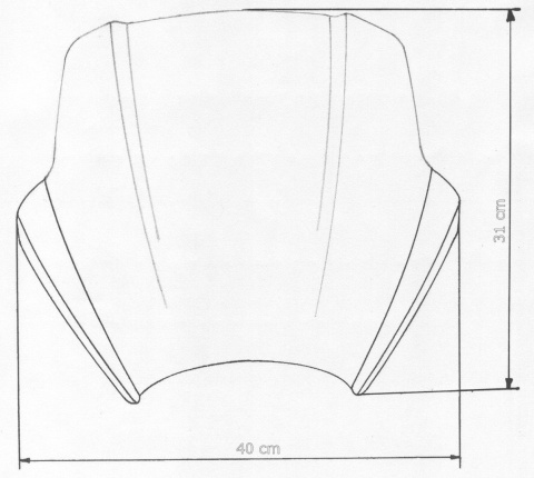 Szyba uniwersalna MRA forma SPS przyciemniana Szyba uniwersalna MRA forma SPS przyciemniana