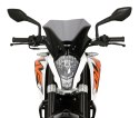 Szyba MRA KTM DUKE 125 / 200 / 250 / 390 -2016 forma R czarna