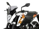 Szyba MRA KTM DUKE 125 / 200 / 250 / 390 -2016 forma R czarna