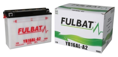 Akumulator FULBAT YB16AL-A2 (suchy, obsługowy, kwas w zestawie)