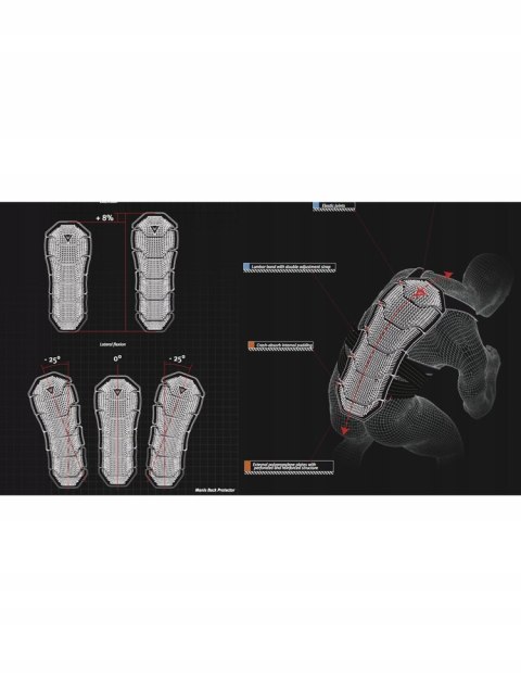 Ochraniacz żółw plecy Dainese Manis D1 L/59cm Ochraniacz żółw plecy Dainese Manis D1 L/59cm