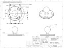 RAM Okrągła Podstawa Montażowa z Głowicą w Rozmiarze B