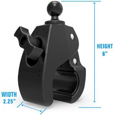 Duża podstawa zacisku RAM® Tough-Claw™ z kulką Duża podstawa zacisku RAM® Tough-Claw™ z kulką