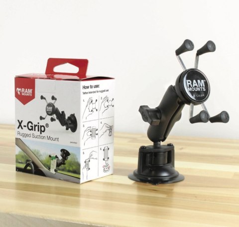 RAM Mount Uniwersalny uchwyt X-Grip™ montowany do szyby RAM Mount Uniwersalny uchwyt X-Grip™ montowany do szyby