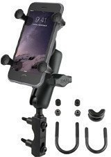 RAM Mount uchwyt X-Grip™ montowany do ramy kierownicy lub do podstawy hamulca / sprzęgła w motocyklu RAM Mount uchwyt X-Grip™ montowany do ramy kierownicy lub do podstawy hamulca / sprzęgła w motocyklu