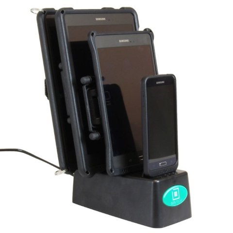 Stacja dokująca RAM Desktop 4 Gang Dock Charger ze złączem GDS™ Stacja dokująca RAM Desktop 4 Gang Dock Charger ze złączem GDS™