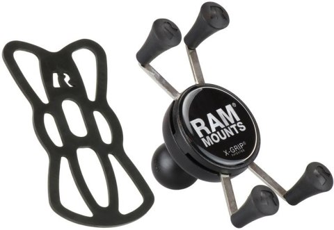 Uniwersalny uchwyt X-Grip™ montowany do ramy kierownicy lub do podstawy hamulca / sprzęgła w motocyklu Uniwersalny uchwyt X-Grip™ montowany do ramy kierownicy lub do podstawy hamulca / sprzęgła w motocyklu