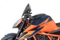 Szyba motocyklowa MRA KTM SUPER DUKE R 1290, , 2020-, forma NSPM, czarna