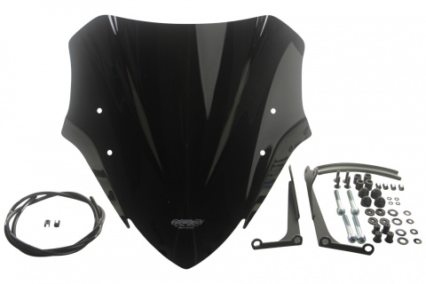 Szyba motocyklowa MRA SUZUKI GSX-S 750, WC52, 2017-, forma NRM, czarna Szyba motocyklowa MRA SUZUKI GSX-S 750, WC52, 2017-, forma NRM, czarna