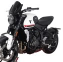 Szyba motocyklowa MRA TRIUMPH TRIDENT660, T300E, 2021-, forma NSPM, czarna