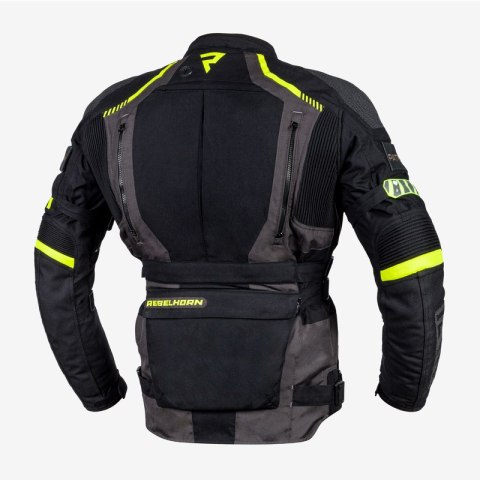 KURTKA TEKSTYLNA REBELHORN PATROL BLACK/FLO YELLOW KURTKA TEKSTYLNA REBELHORN PATROL BLACK/FLO YELLOW