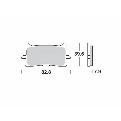 BRAKING KLOCKI HAMULCOWE SINTER 971CM55