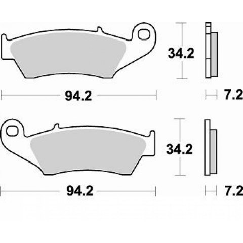 BRAKING KLOCKI HAMULCOWE SINTER OFFROAD 772CM44